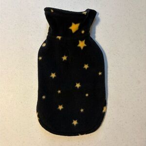 Black Star Patterned Fleece Dog Fleece XS